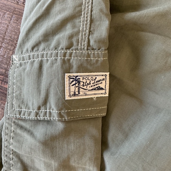 Polo Ralph Lauren Men’s Solid Kailua Swim Trunks Lounge wear Olive Green XL - Picture 4 of 8